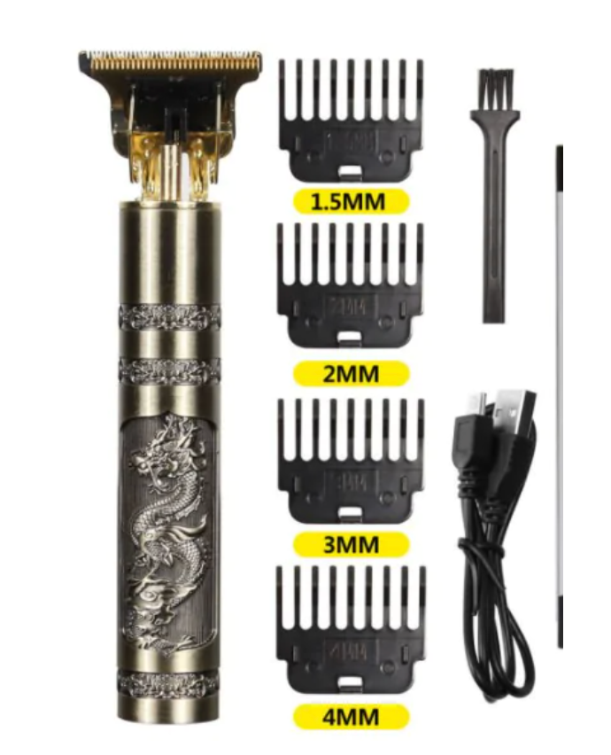 USB Vintage Electric Hair Trimmer