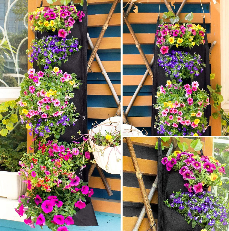 DESIGN Vertical Hanging Garden Planter Flower Pots